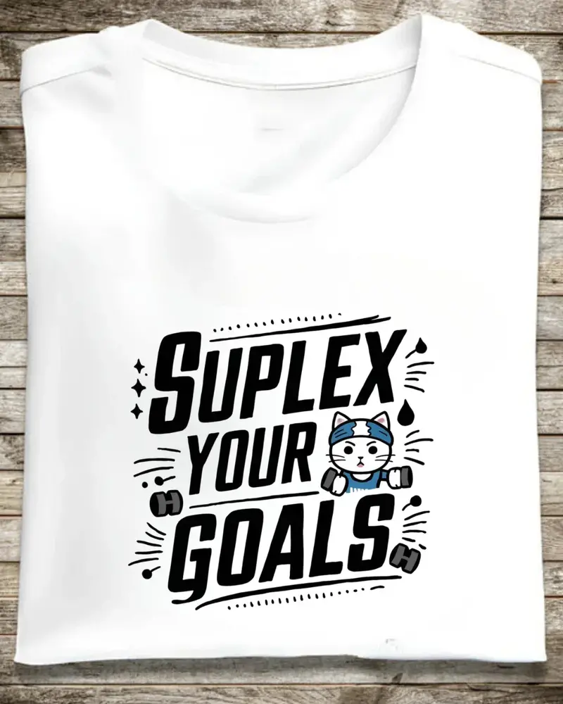 Suplex Your Goal Cotton T-Shirt 1