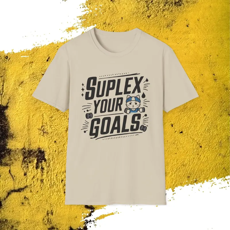 Suplex Your Goal Cotton T-Shirt 12