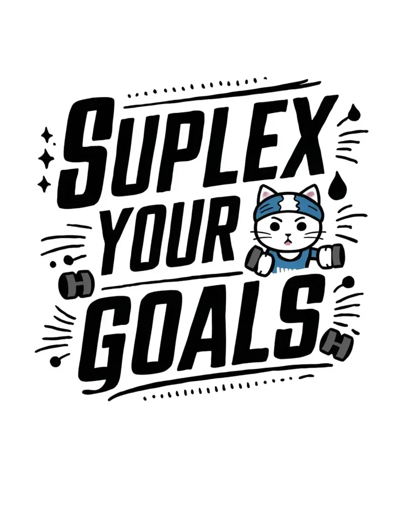 Suplex Your Goal Cotton T-Shirt 2