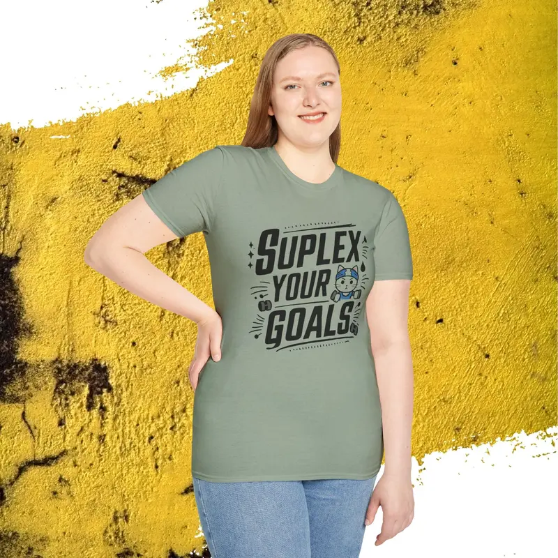 Suplex Your Goal Cotton T-Shirt 20