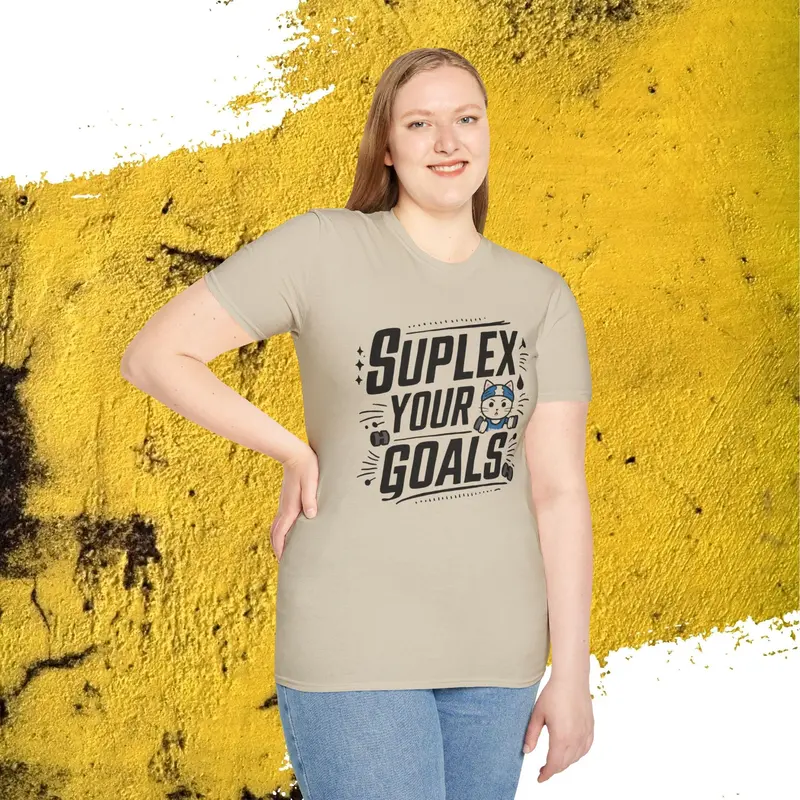 Suplex Your Goal Cotton T-Shirt 31