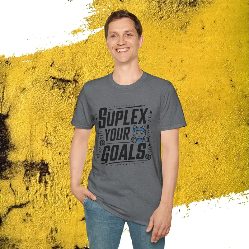 Suplex Your Goal Cotton T-Shirt 34