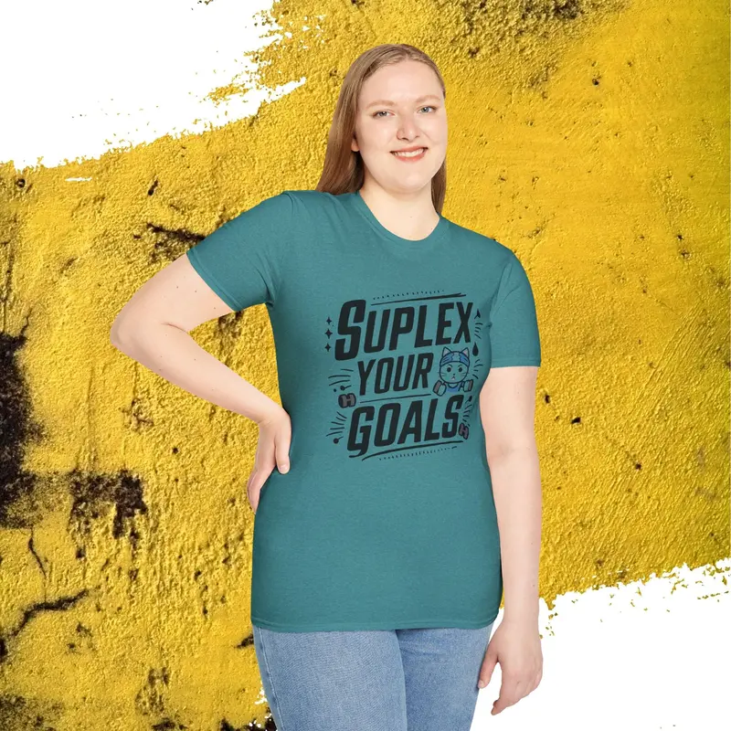 Suplex Your Goal Cotton T-Shirt 37