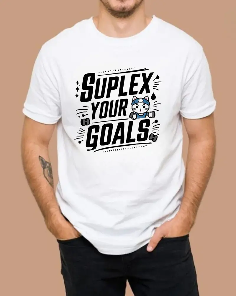 Suplex Your Goal Cotton T-Shirt 4