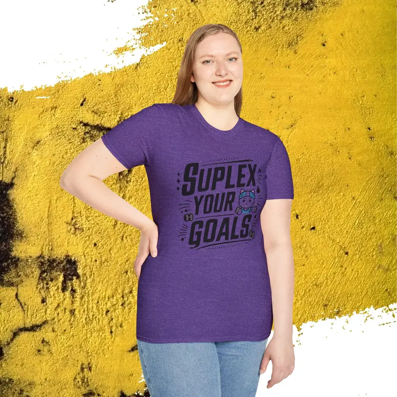 Suplex Your Goal Cotton T-Shirt 43