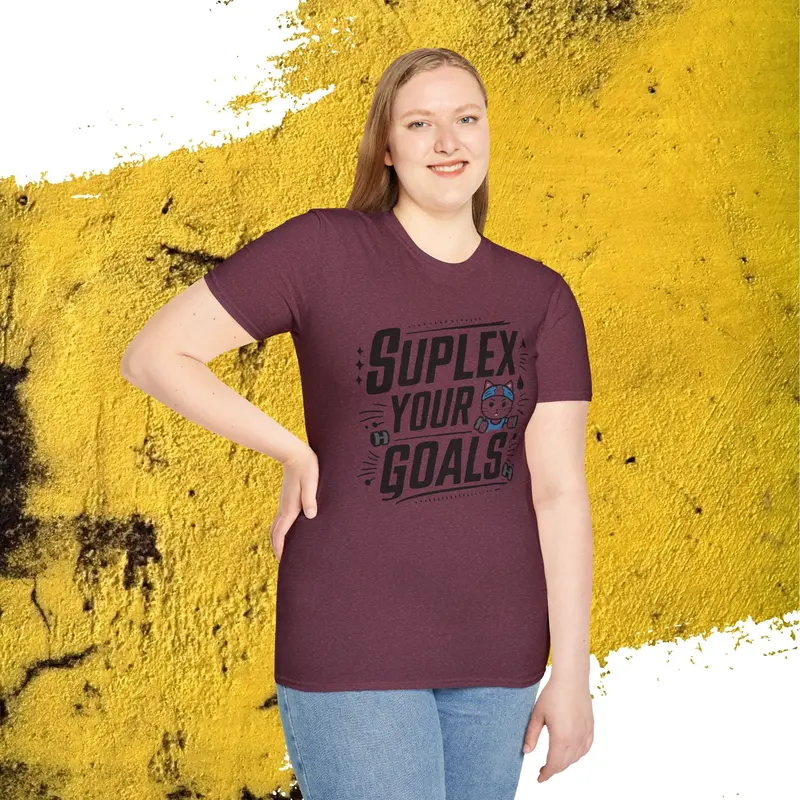Suplex Your Goal Cotton T-Shirt 45