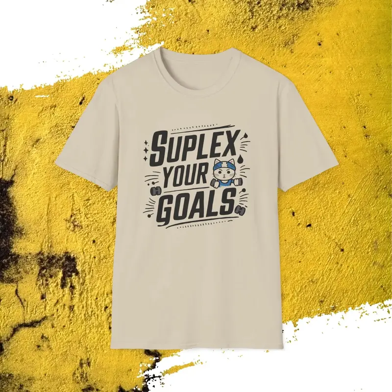 Suplex Your Goals Cotton Men Tshirt 10