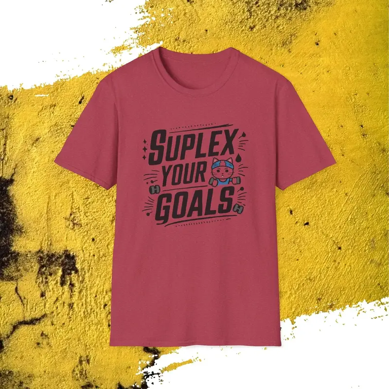 Suplex Your Goals Cotton Men Tshirt 14