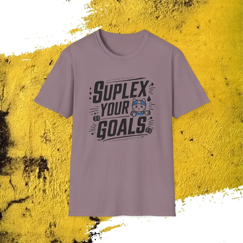 Suplex Your Goals Cotton Men Tshirt 15