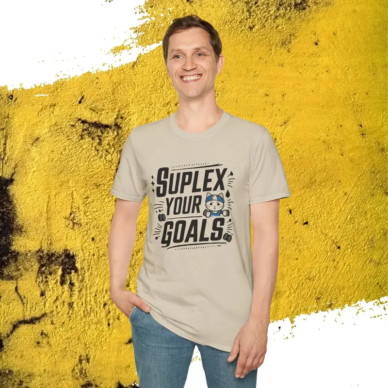 Suplex Your Goals Cotton Men Tshirt 15