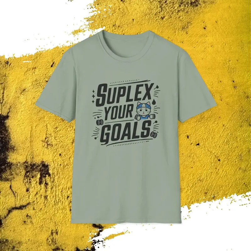 Suplex Your Goals Cotton Men Tshirt 16