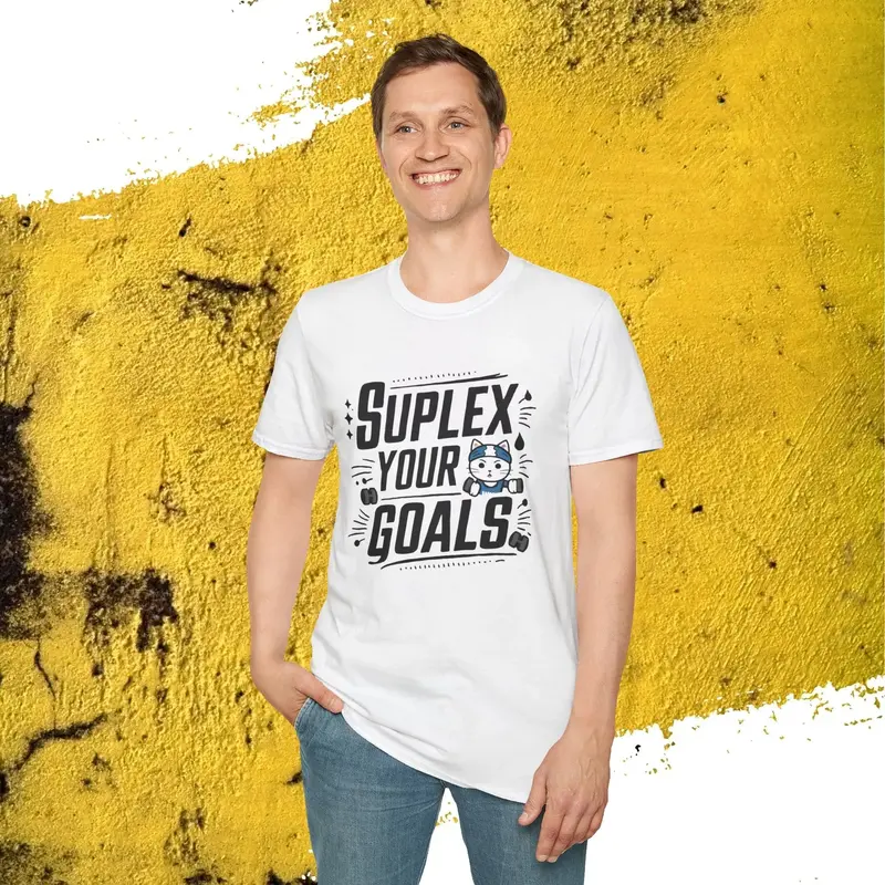Suplex Your Goals Cotton Men Tshirt 17