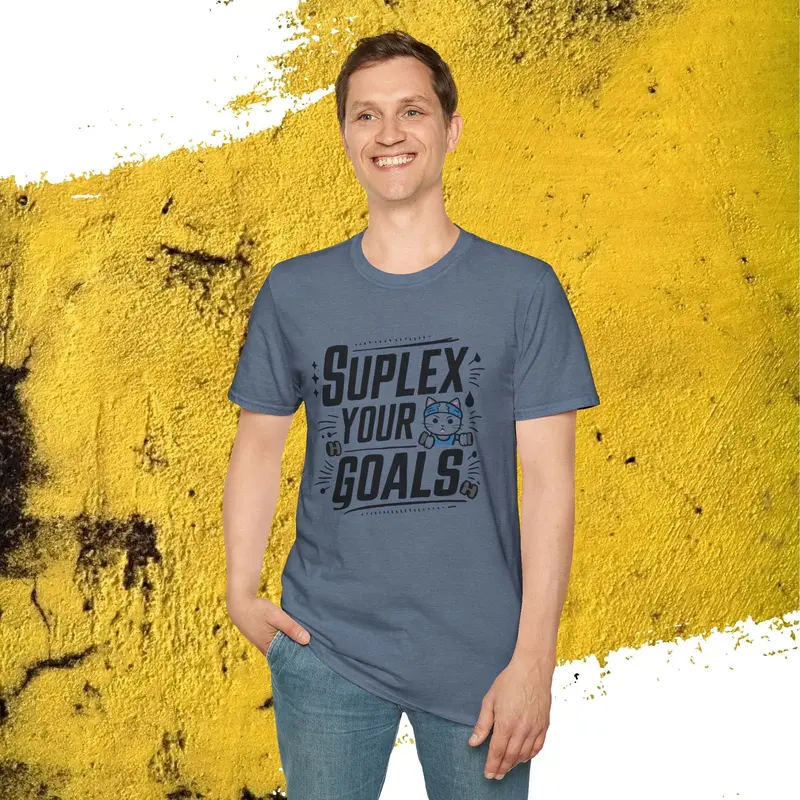 Suplex Your Goals Cotton Men Tshirt 18