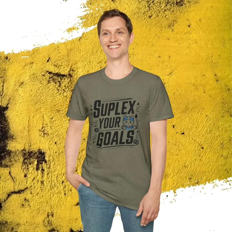 Suplex Your Goals Cotton Men Tshirt 19