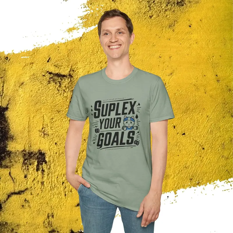 Suplex Your Goals Cotton Men Tshirt 21