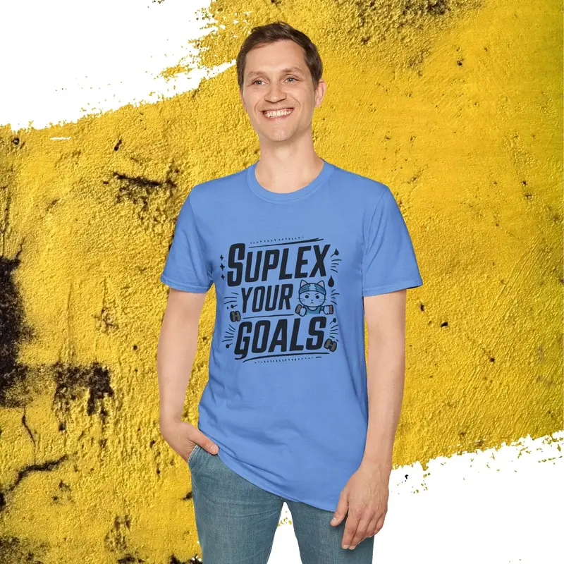 Suplex Your Goals Cotton Men Tshirt 23