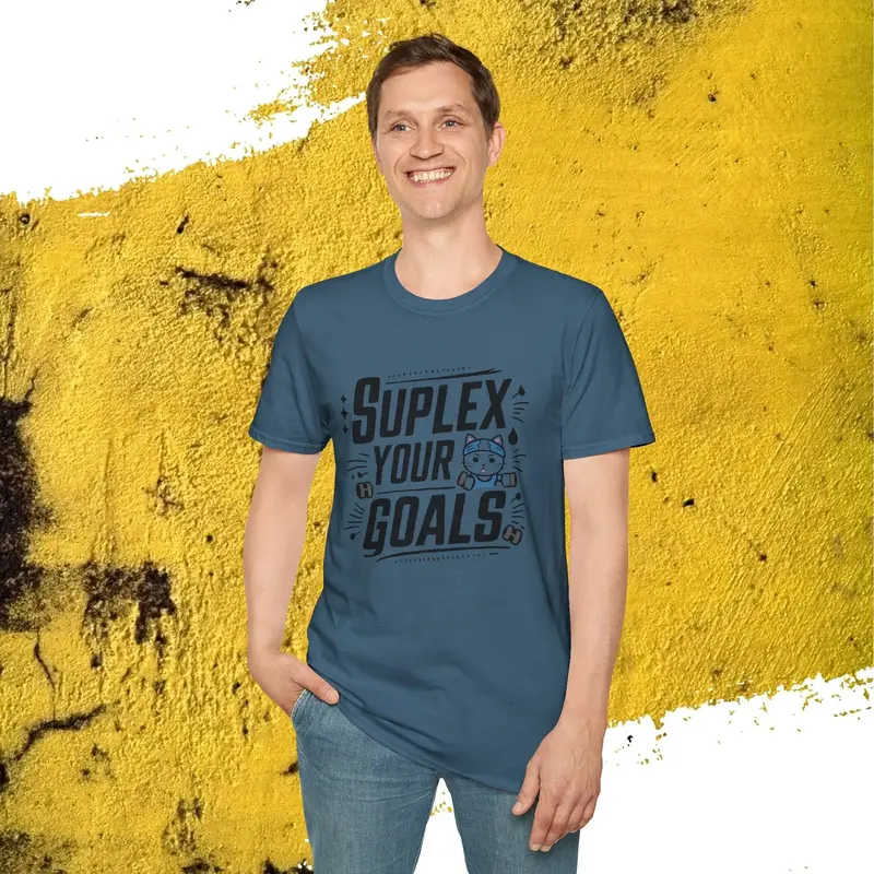 Suplex Your Goals Cotton Men Tshirt 25