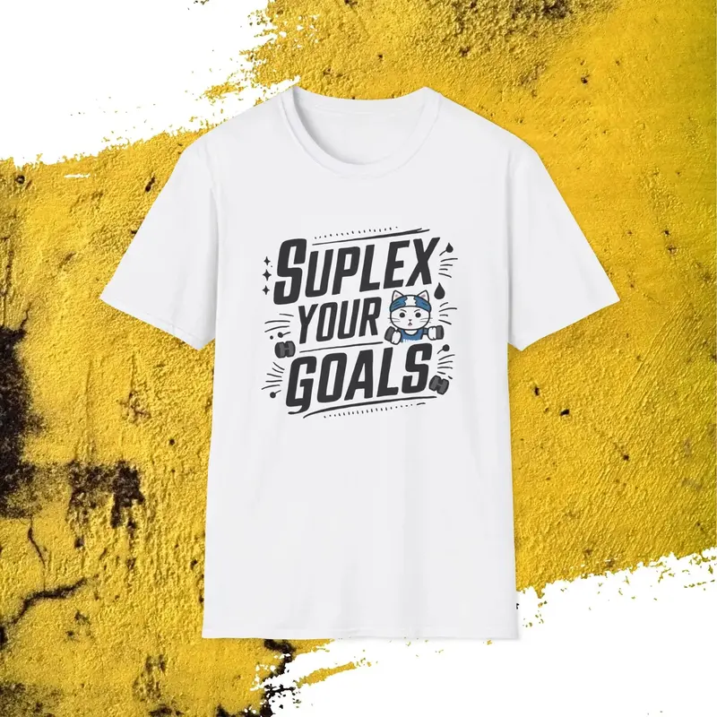 Suplex Your Goals Cotton Men Tshirt 3