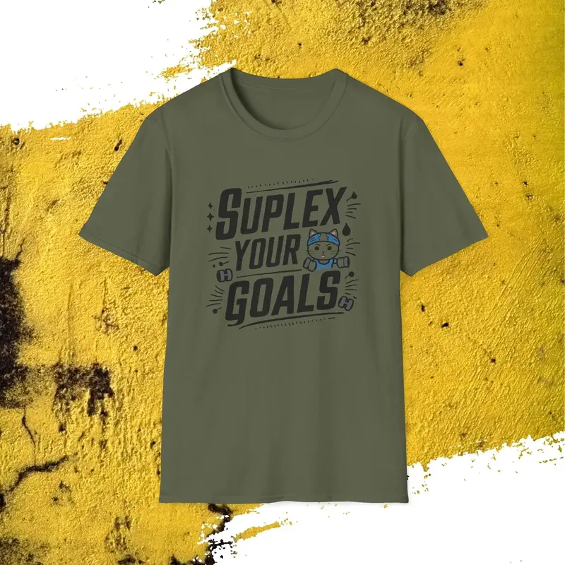 Suplex Your Goals Cotton Men Tshirt 6
