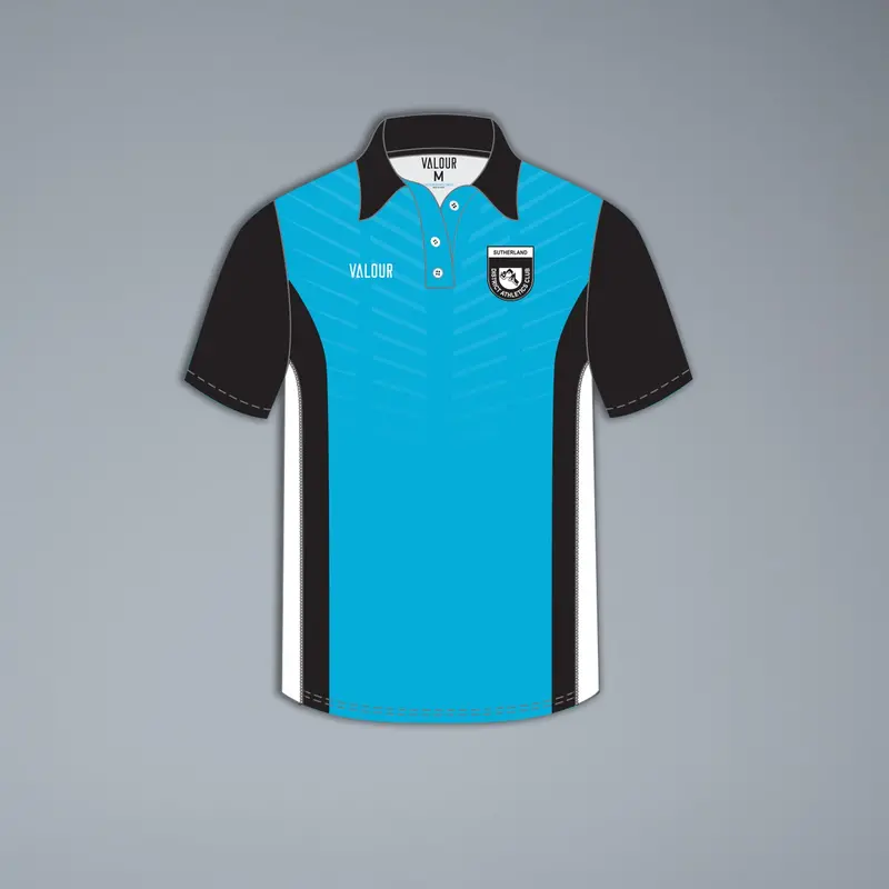 Sutherland District Athletics Unisex Polo 1