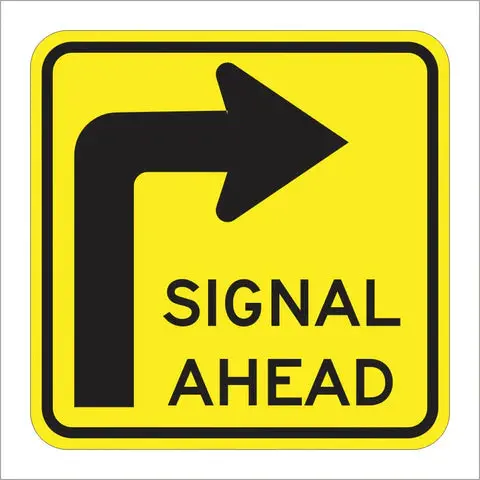 Sw26 (Ca) Signal Ahead Sign 1