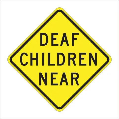 Sw38 (Ca) Deaf Children Near Sign 1