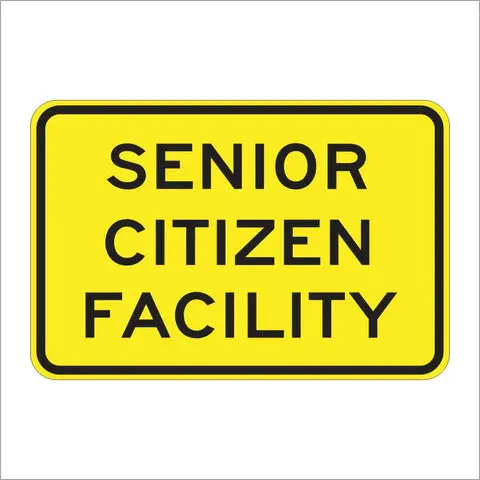 Sw50 (Ca) Senior Citizen Facility Sign 1