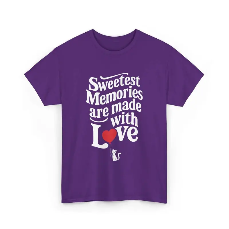 Sweetest Memory Are With Love Unisex Cotton T-Shirt 5