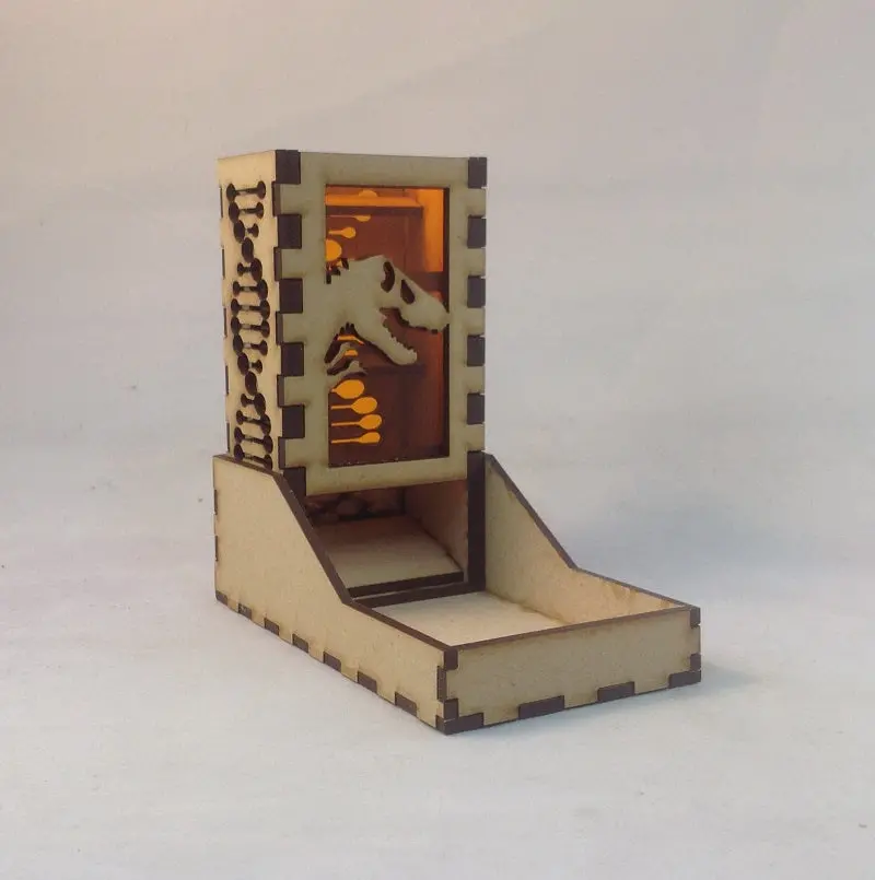 T Rex Fossil Dice Tower V1 1
