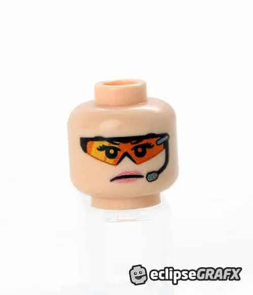 Tactical Visor - Female - Light Flesh - 28 1