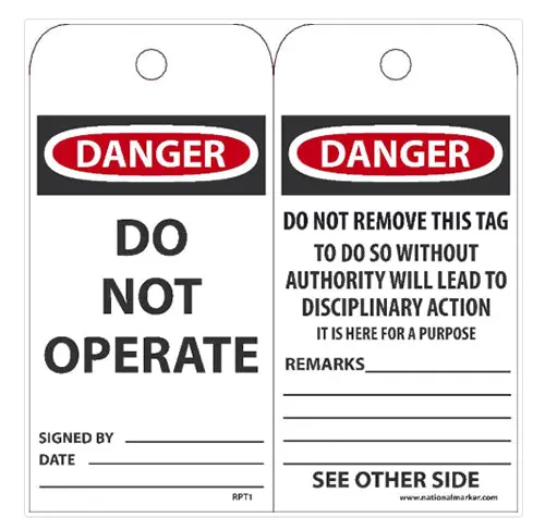 Tags - Accident Prevention 1