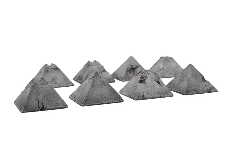 Tank Traps 'Dragon's Teeth' (Set Of 8) 2