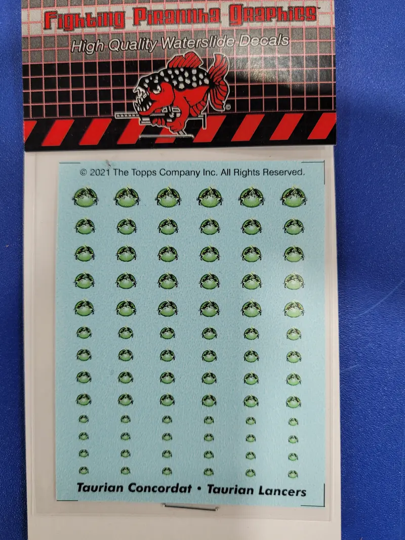 Taurian Concordat- Taurian Lancers Decals 1