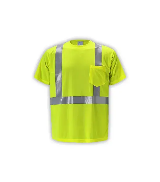 Tb105c-2 - High Viz Short Sleeve Birdseye T-Shirt 1