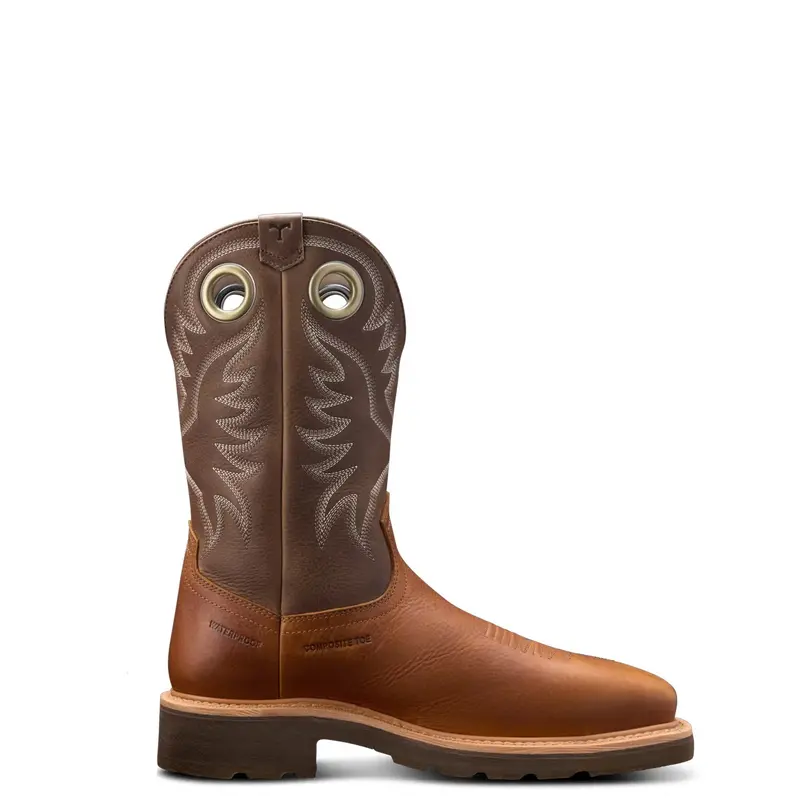 Tecovas Men's Longhaul Waterproof 11" Square Comp Toe Work Boot 1