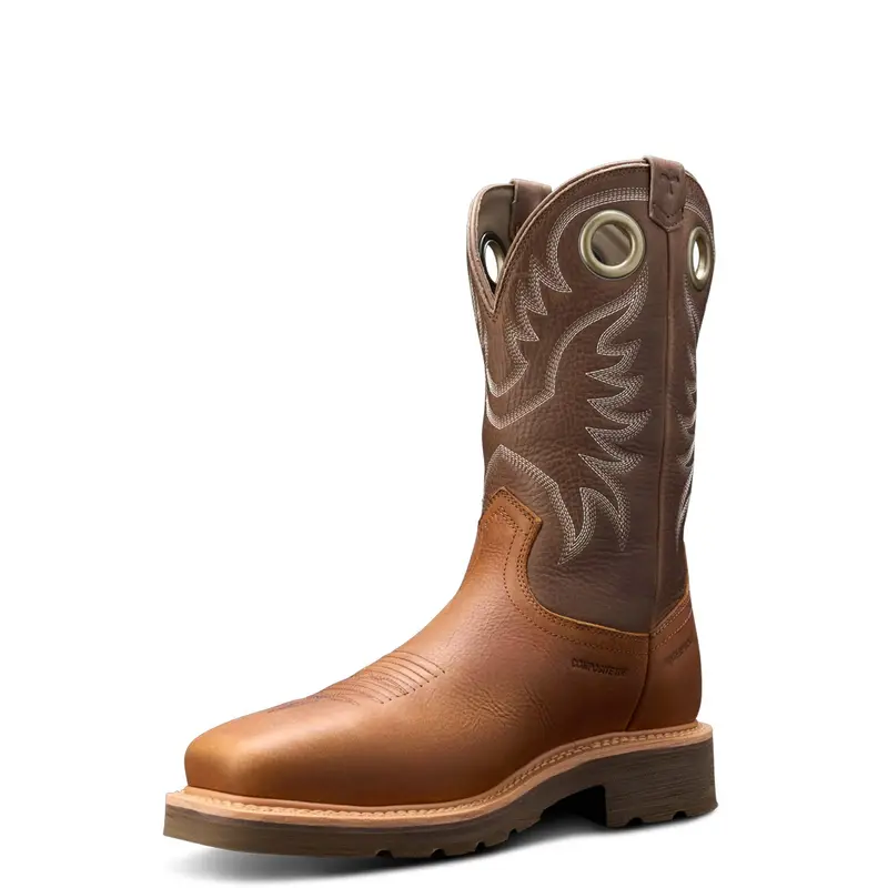 Tecovas Men's Longhaul Waterproof 11" Square Comp Toe Work Boot 3