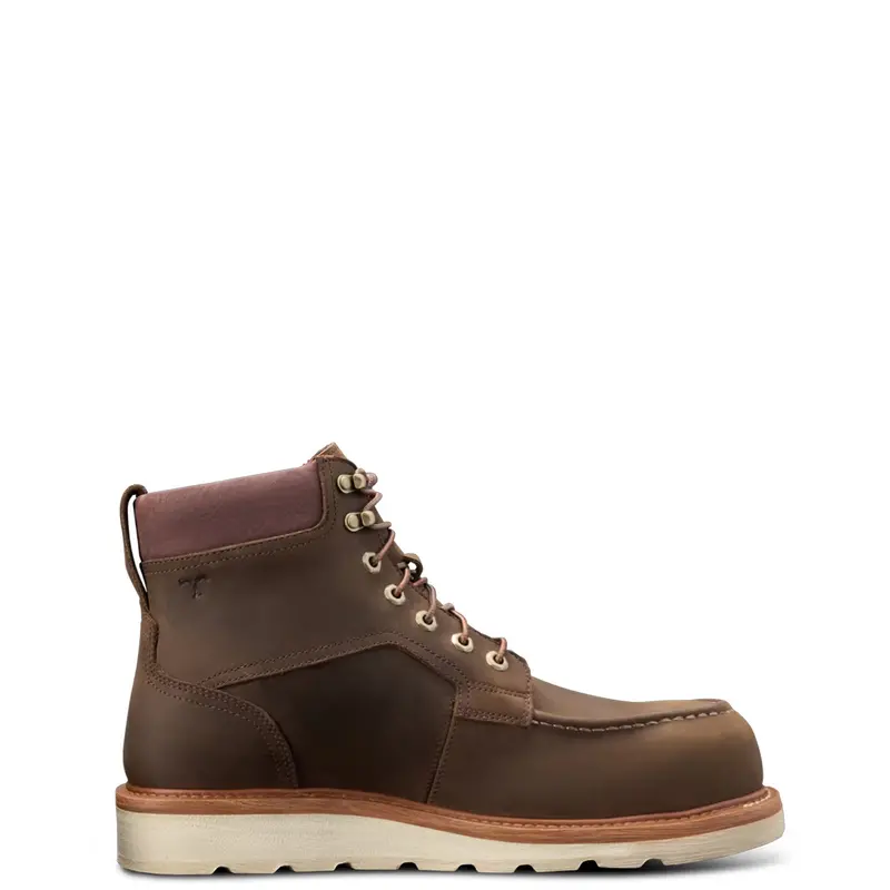Tecovas Men's Longhaul Waterproof 6" Moc Comp Toe Work Boot 1