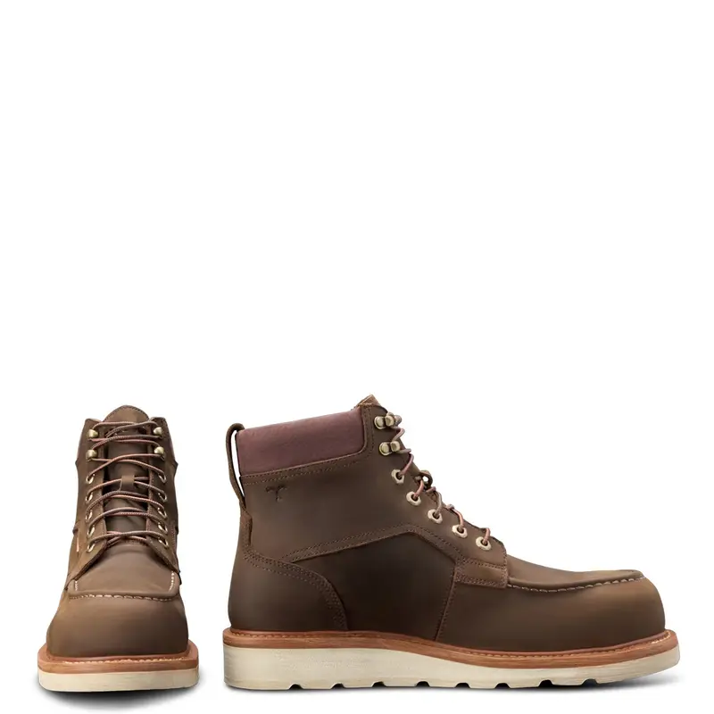 Tecovas Men's Longhaul Waterproof 6" Moc Comp Toe Work Boot 2