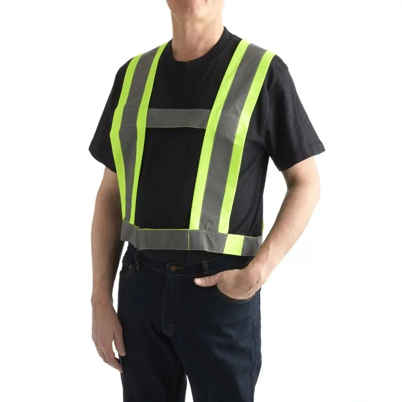 Terra 4 Inch Hi Vis Safety Sash 451004Yl 1