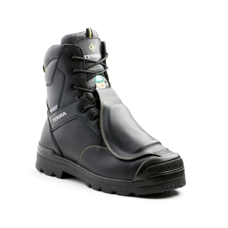 Terra Barricade Men's 8" Waterproof Composite Toe Work Boot With Metguard - 305515 1