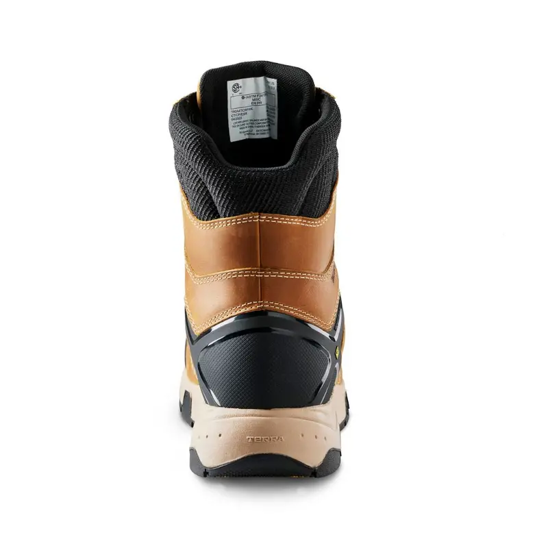 Terra Carbine Men's Wp 8 Inch Composite Toe Work Boot - Wheat Tr0a4tcrfwe 4