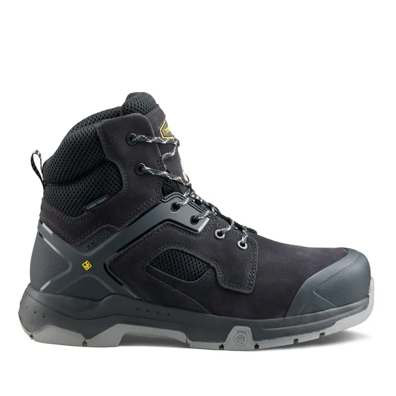 Terra Cobalt Men's 6" Composite Toe Work Safety Boot 1279Bk - Black 2