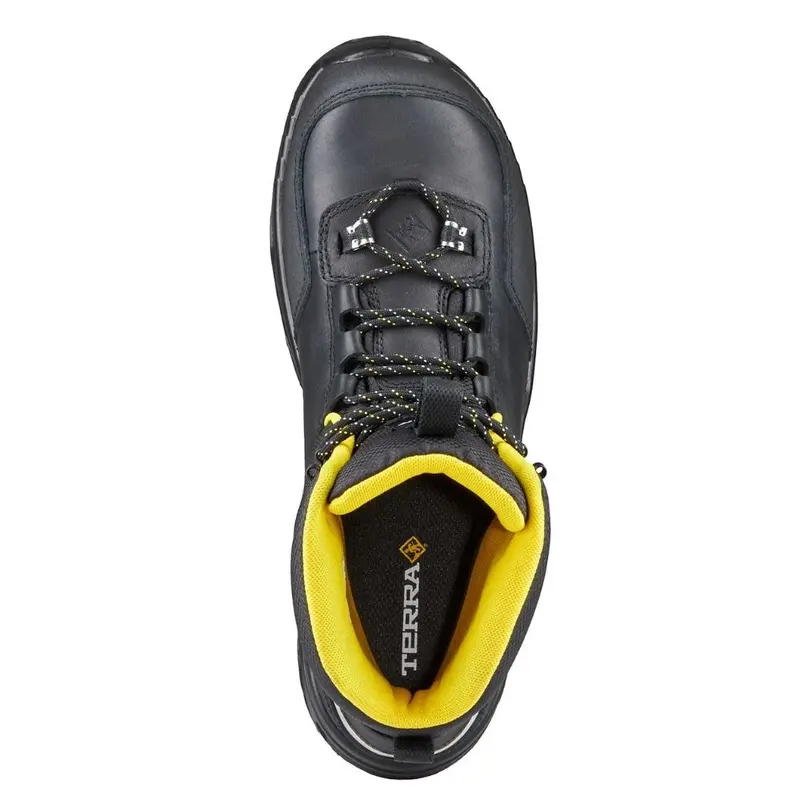Terra Conway Men's Composite Toe Waterproof Hiker 6" Work Boot Tr0a4ns4blk - Black 10