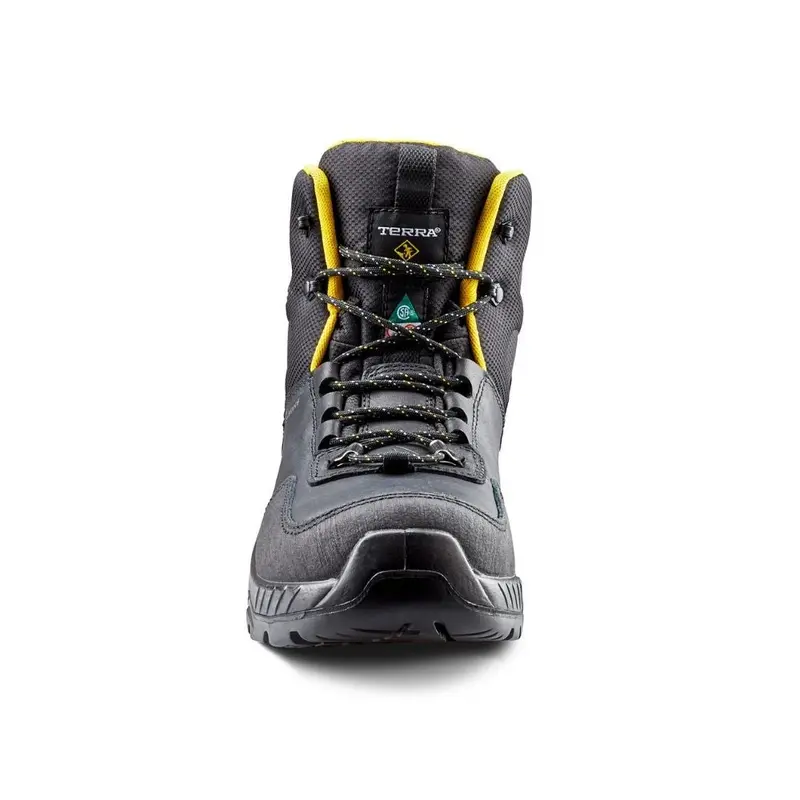 Terra Conway Men's Composite Toe Waterproof Hiker 6" Work Boot Tr0a4ns4blk - Black 5