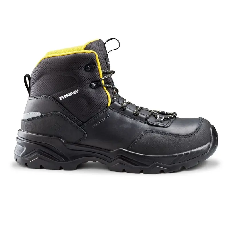 Terra Conway Men's Composite Toe Waterproof Hiker 6" Work Boot Tr0a4ns4blk - Black 6