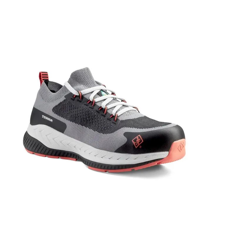 Terra Eclipse Sd Tr0a4t8mblr Men's Composite Toe Athletic Safety Shoe - Black/Red 1