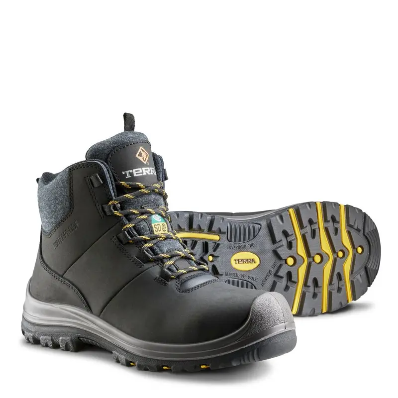 Terra Findlay Sd Women's 6" Waterproof Composite Toe Safety Boot 839Lbk - Black 5