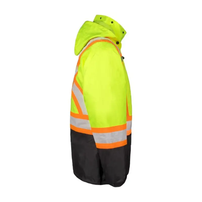 Terra Hi-Vis Rain Work Jacket 116520Jyl - Yellow 6