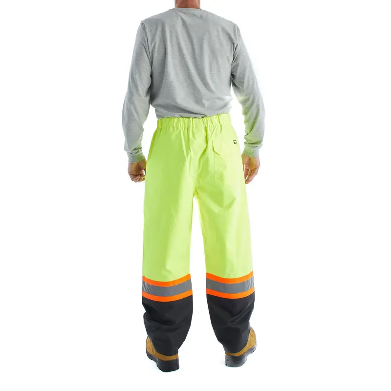 Terra Hi-Vis Rain Work Pants 116520Pyl - Yellow 2