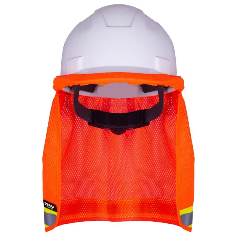 Terra Hi-Vis Sun Shade For Hard Hat 116623Or - Orange 1